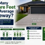 How Many Square Feet Is an Average Driveway