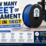 How Many Feet of Filament Are in 1kg