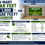 How Many Linear Feet in 1,000 Square Feet