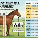 How Many Feet Is a 16 Hand Horse