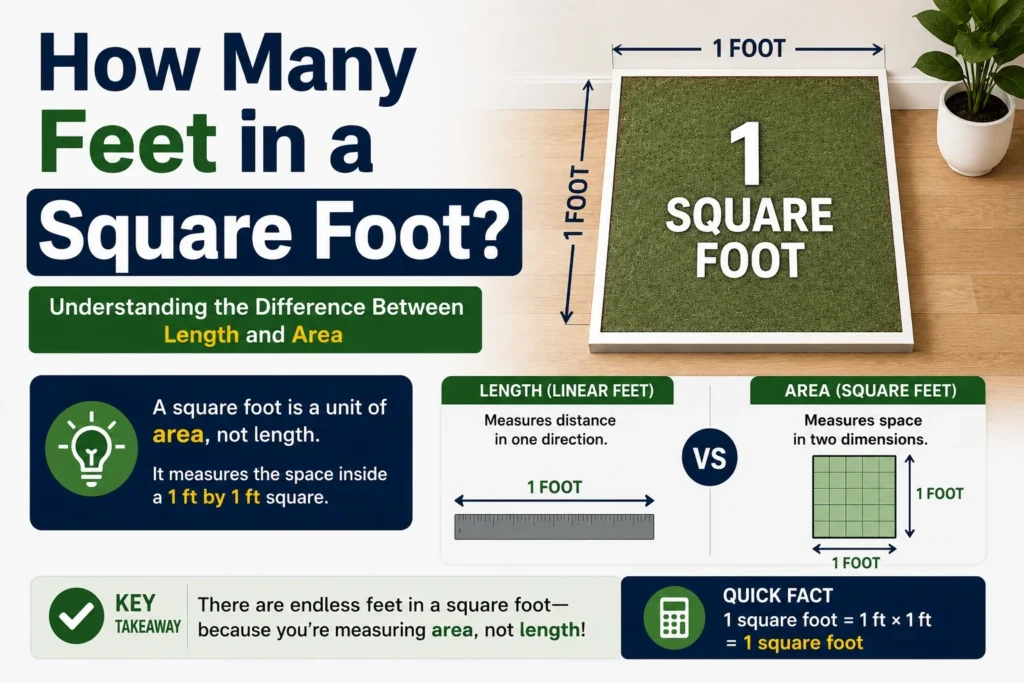 How Many Feet in a Square Foot