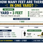 how many feet are there in one yard